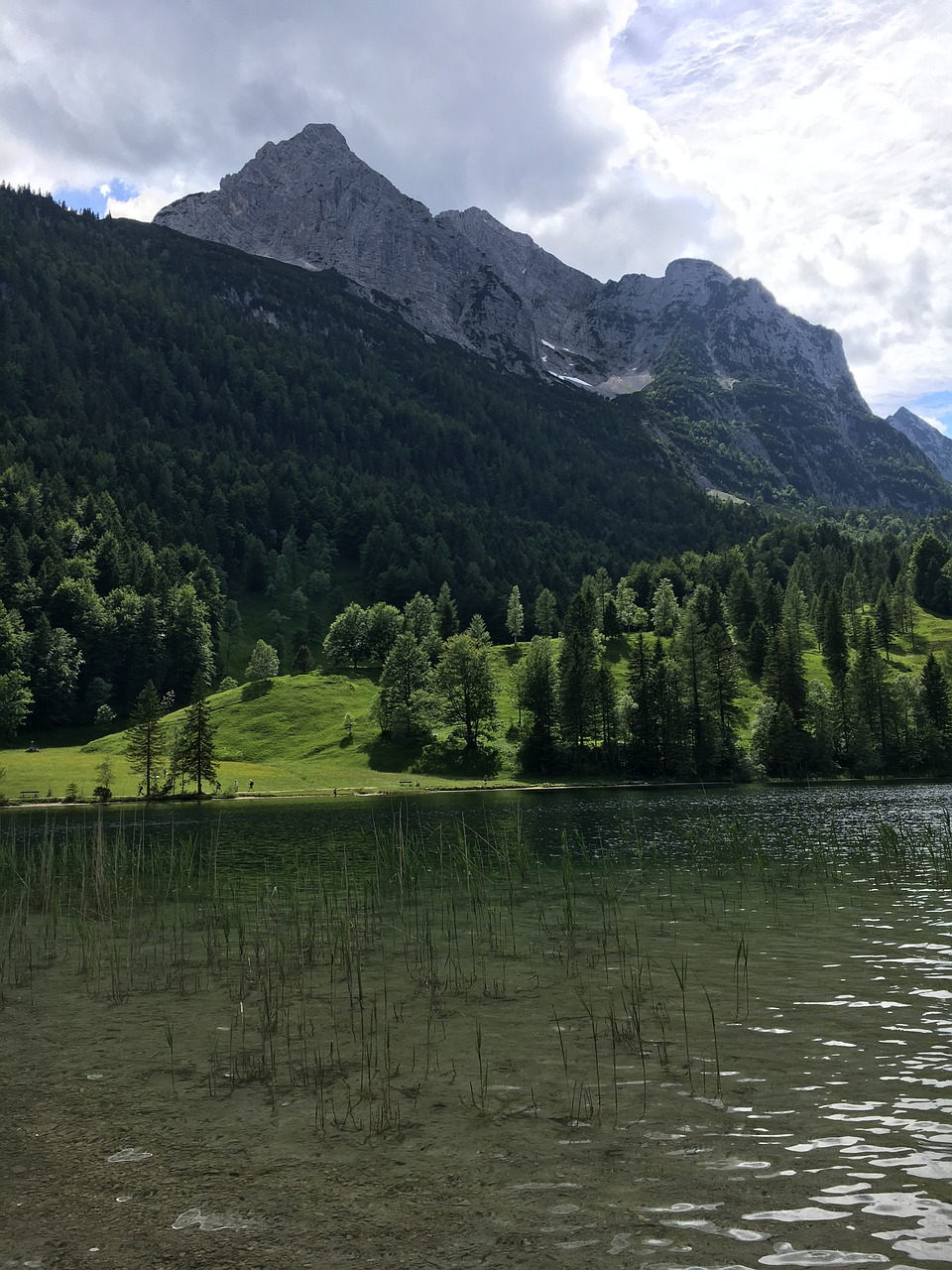 Ežeras, Kalnai, Alpių Ežeras, Mittenwald, Ferchensee, Bergsee, Nemokamos Nuotraukos,  Nemokama Licenzija