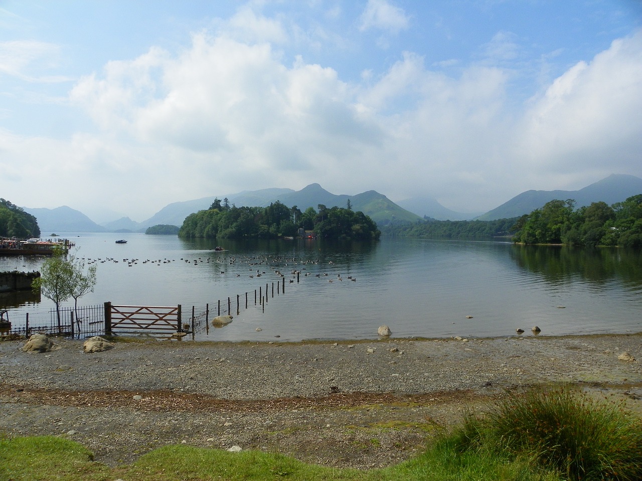 Ežeras, Derwentwater, Kambrija, Nemokamos Nuotraukos,  Nemokama Licenzija