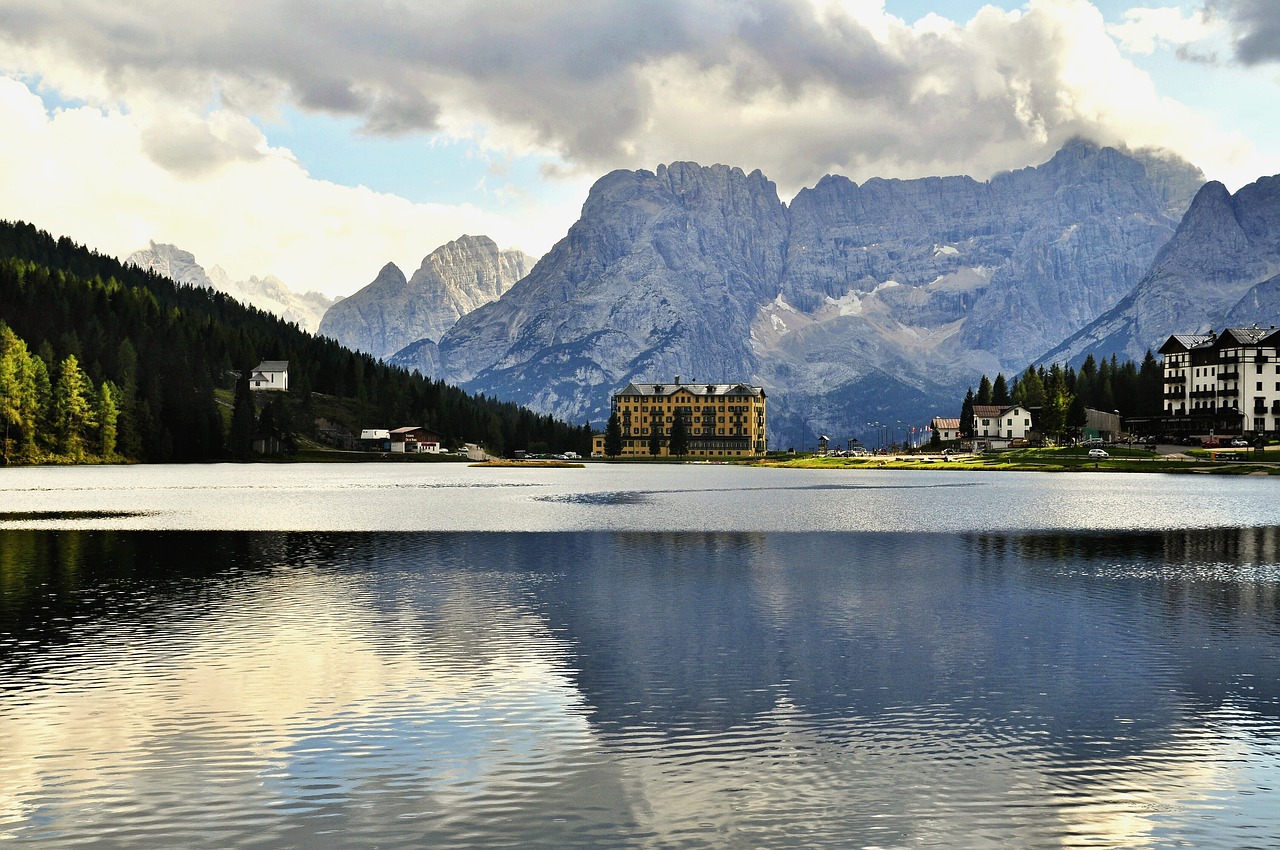 Ežeras, Misurina, South Tyrol, Dolomitai, Kalnai, Kraštovaizdis, Italy, Nemokamos Nuotraukos,  Nemokama Licenzija