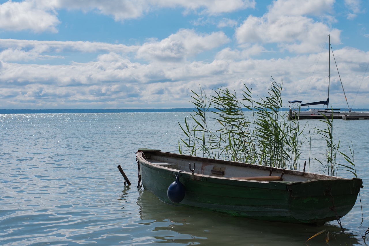 Ežeras, Balaton Ežeras, Vanduo, Gamta, Kraštovaizdis, Valtis, Poilsis, Vengrija, Šventė, Vasara