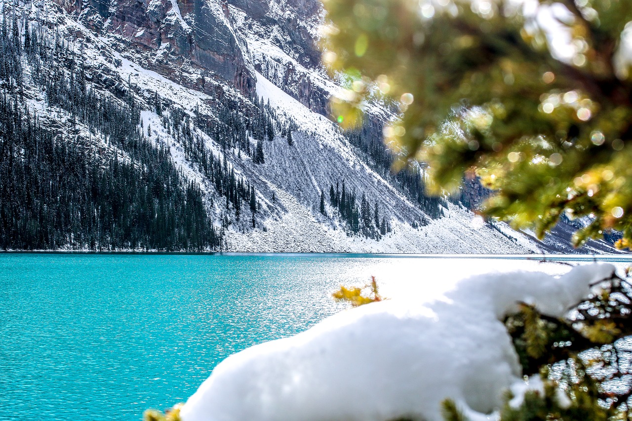 Ežeras, Louise, Kanada, Banff, Kraštovaizdis, Alberta, Uolingas, Parkas, Nacionalinis, Kalnas