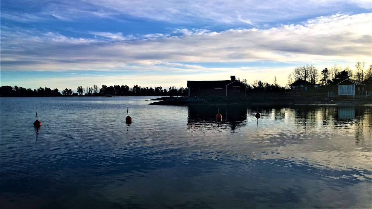 Ežeras, Vanduo, Horizontas, Himmel, Vänern, Veidrodis, Peizažai, Saulėlydis, Atmosfera, Vis Dar