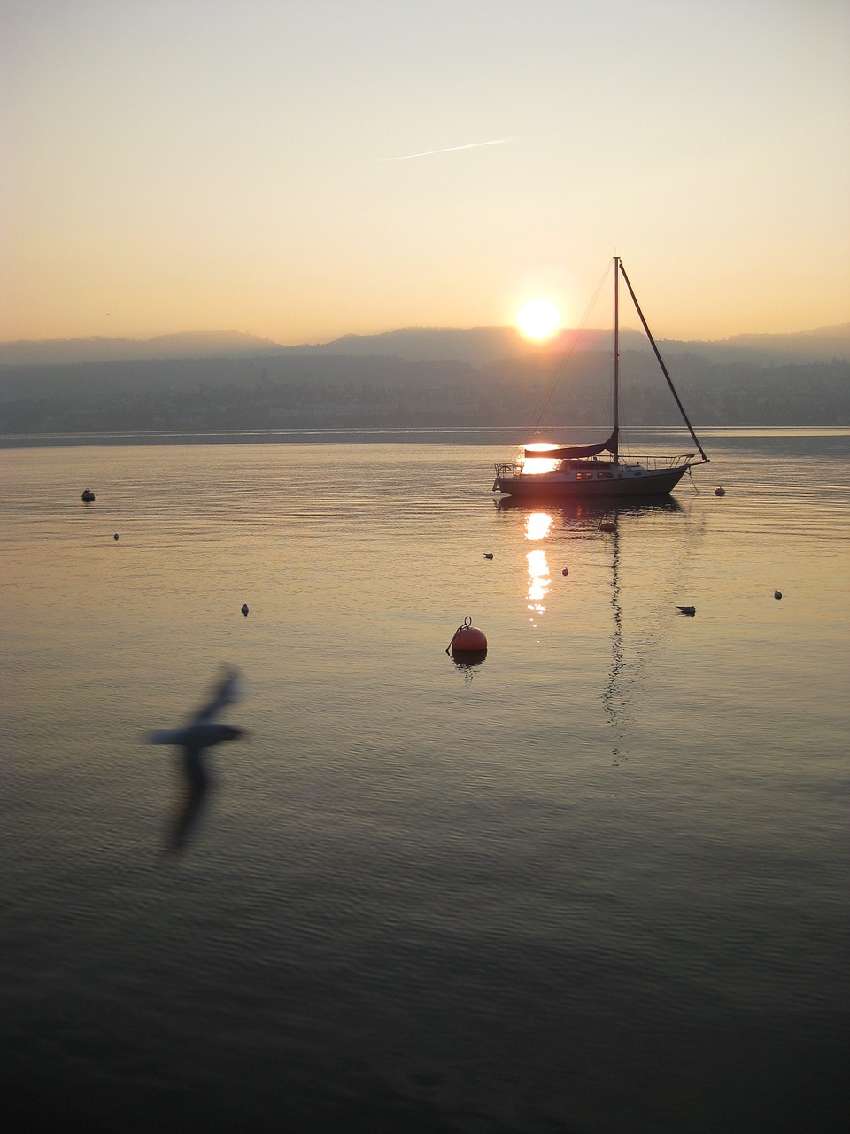 Ežeras, Saulėlydis, Abendstimmung, Boot, Burinė Valtis, Nemokamos Nuotraukos,  Nemokama Licenzija