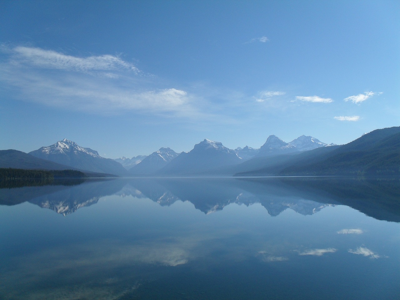 Ežeras, Ramus, Vanduo, Stiklinis, Veidrodis, Montana, Nacionalinis Parkas, Parkas, Lauke, Kalnai
