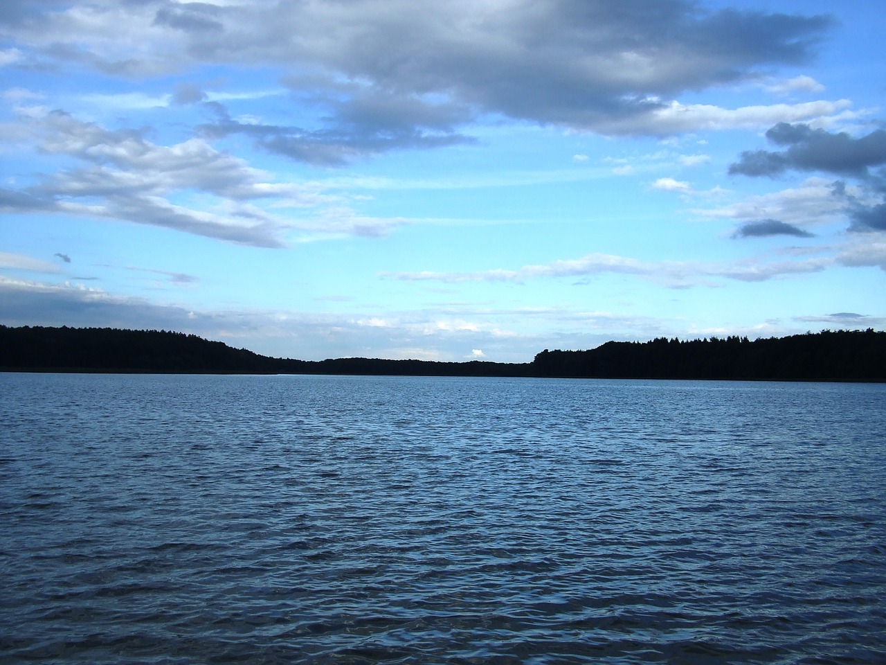 Ežeras, Debesys, Abendstimmung, Nemokamos Nuotraukos,  Nemokama Licenzija