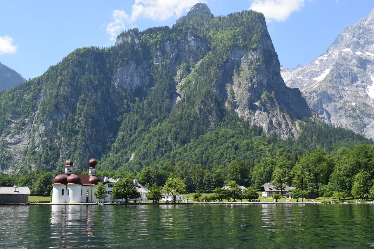 Ežeras, Bažnyčia, Turizmas, Kraštovaizdis, Vokietija, Gamta, Nemokamos Nuotraukos,  Nemokama Licenzija