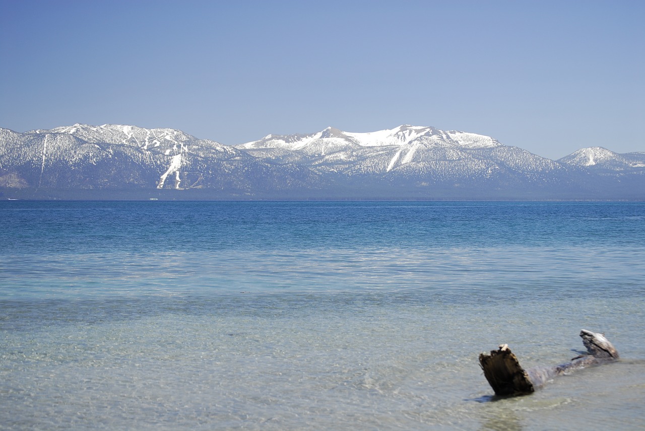 Ežeras, Ežeras Tahoe, Tahoe, Kalnai, Sniego Smailes, Nemokamos Nuotraukos,  Nemokama Licenzija