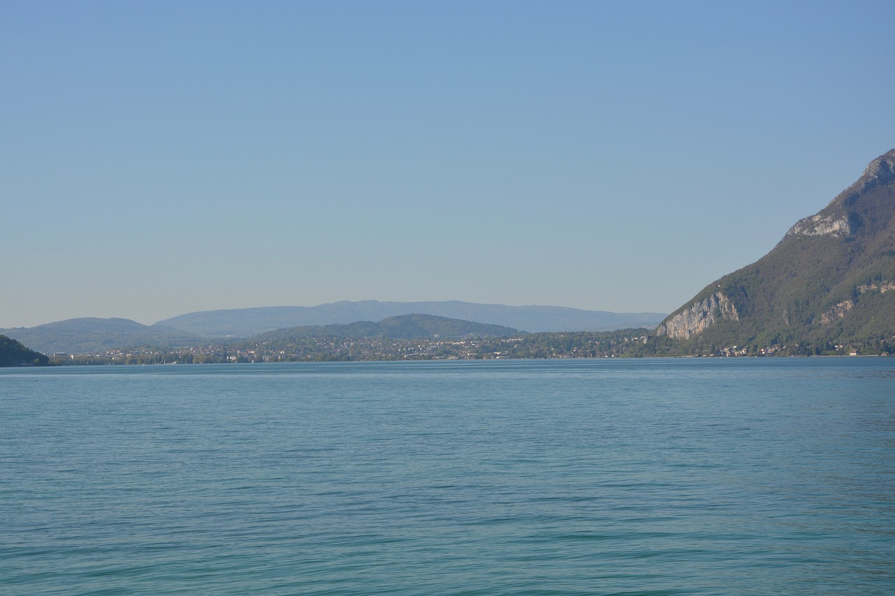 Ežeras Annecy, Haute Savoie, Annecy, Vanduo, Ežeras, Gamta, France, Šventė, Turizmas, Grožis