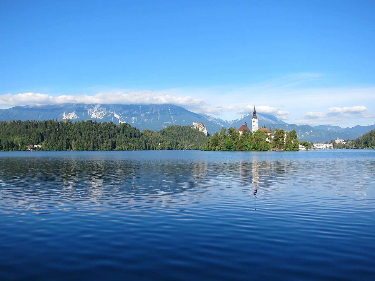 Ežeras Bledas, Slovenia, Kraštovaizdis, Kalnai, Ežeras, Nemokamos Nuotraukos,  Nemokama Licenzija