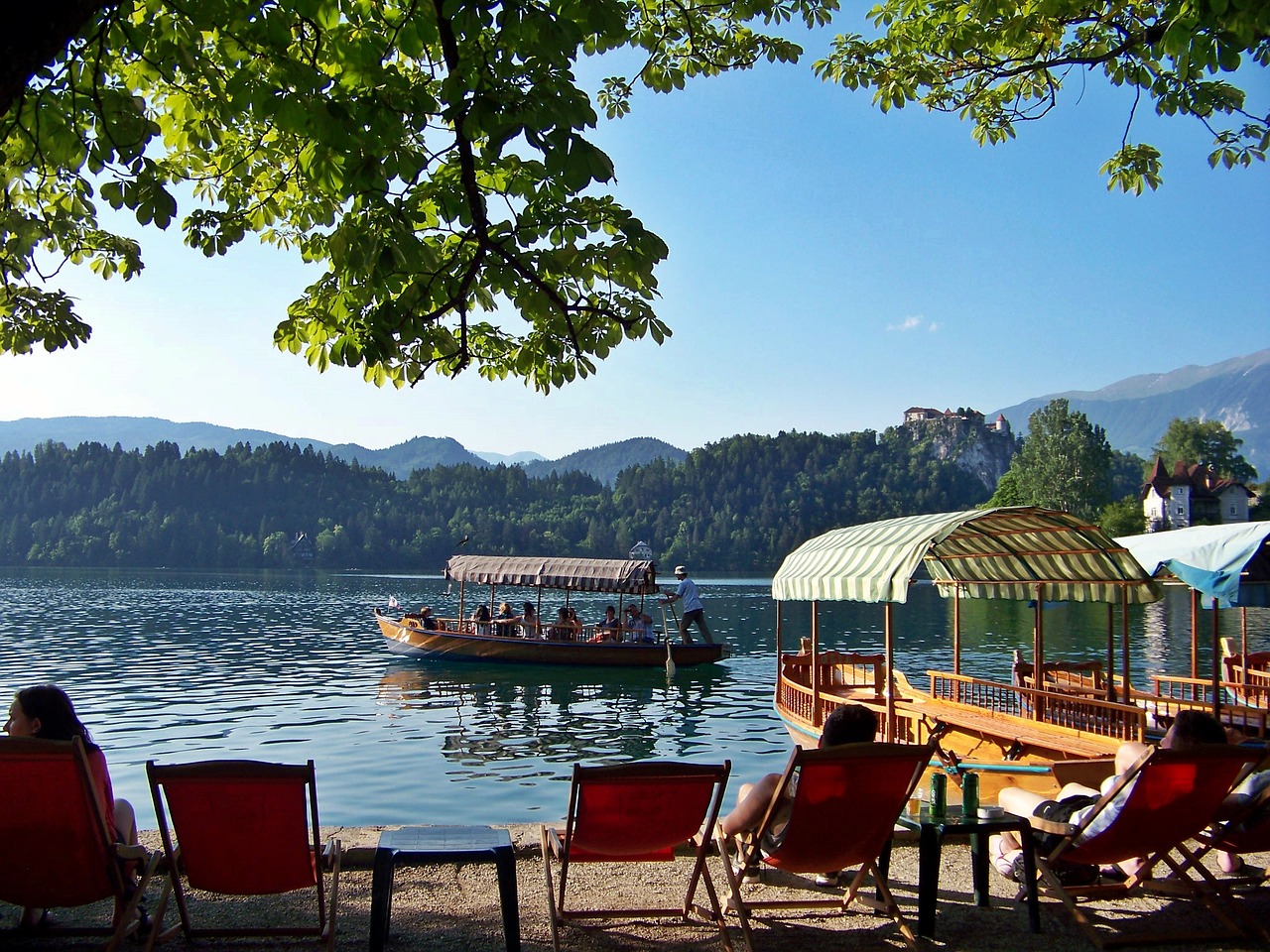 Ežeras Bledas, Atsipalaiduoti, Slovenia, Gorenjska Regionas, Karawanken, Jumbo, Haunting, Pasaka, Pasivaikščiojimas, Valtys