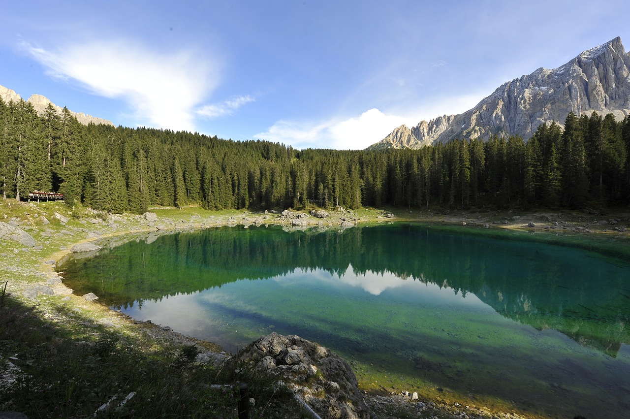 Ežero Glamūrimas, Val Di Fassa, Gamta, Ežeras, Miškas, Kalnai, Nemokamos Nuotraukos,  Nemokama Licenzija