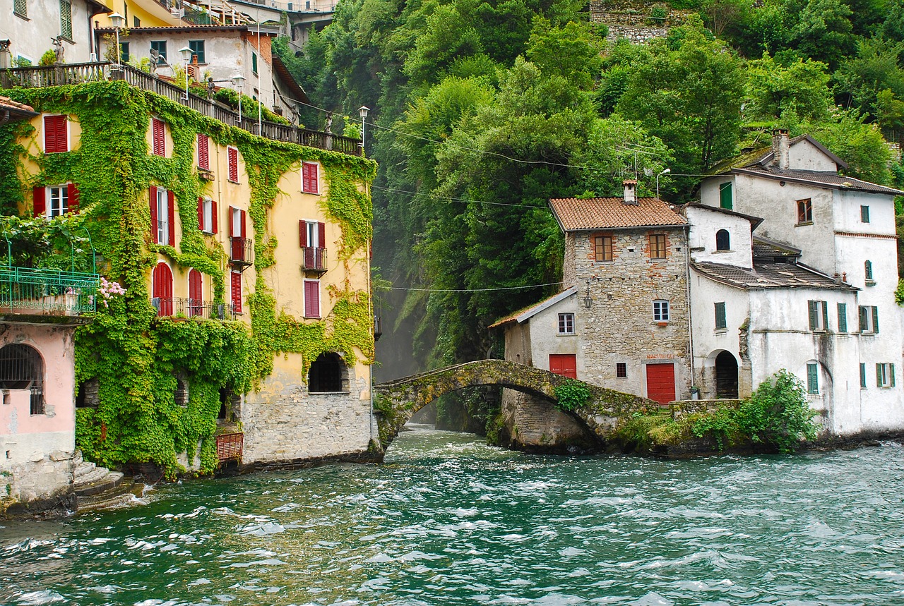 Ežero Como, Lago Di Como, Italy, Kaimas, Peizažas, Vaizdingas, Ispanų, Europa, Turizmas, Atostogos