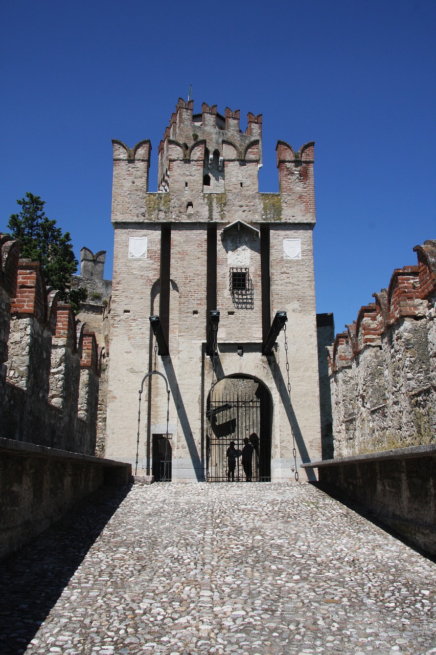 Ežero Garda, Pilis, Italy, Senas, Nemokamos Nuotraukos,  Nemokama Licenzija