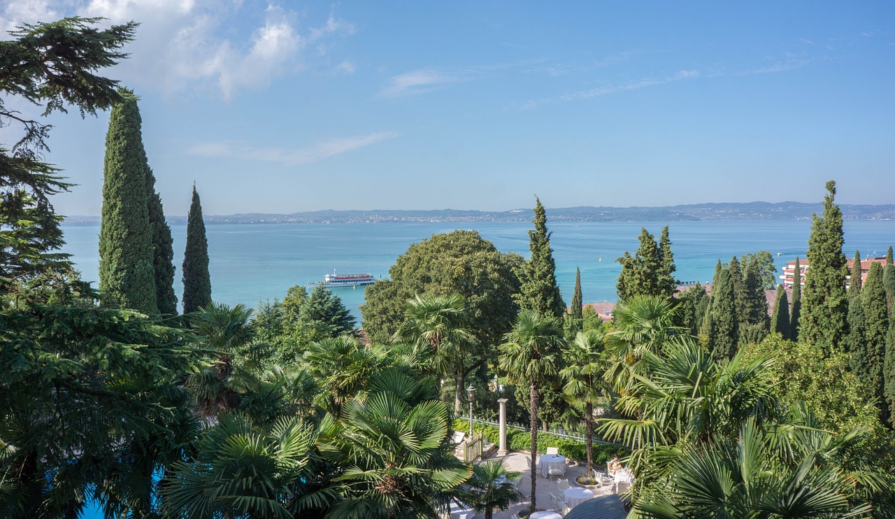 Ežero Garda, Sirmione, Italy, Kelionė, Turizmas, Vaizdas, Gamta, Atostogos, Europa, Šventė