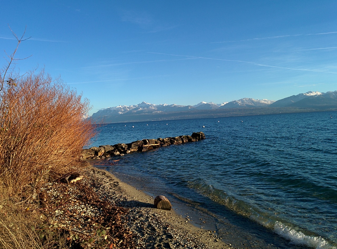 Ežero Geneva, Ežeras, Šveicarija, Vanduo, Nemokamos Nuotraukos,  Nemokama Licenzija