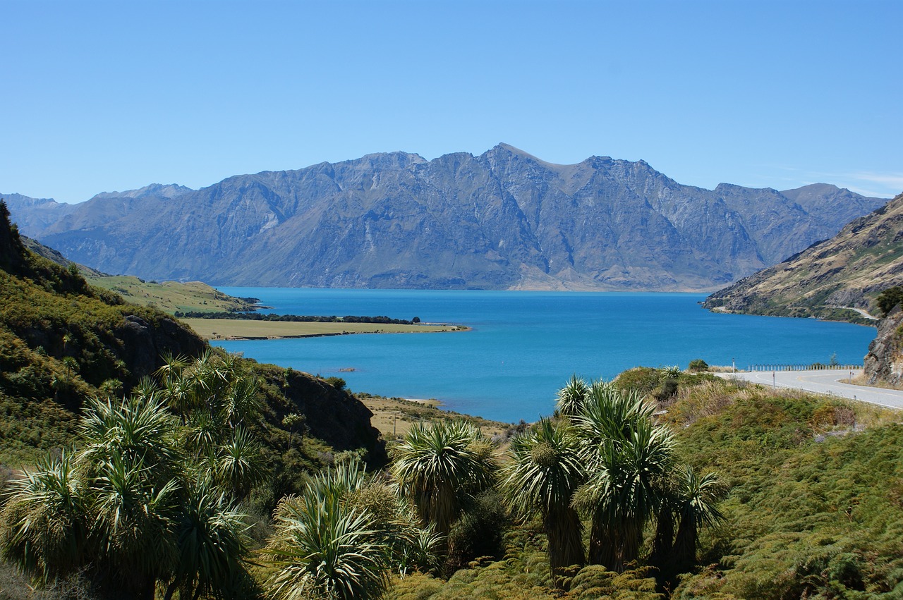 Hawea Ežeras, Otago, Naujoji Zelandija, Nemokamos Nuotraukos,  Nemokama Licenzija