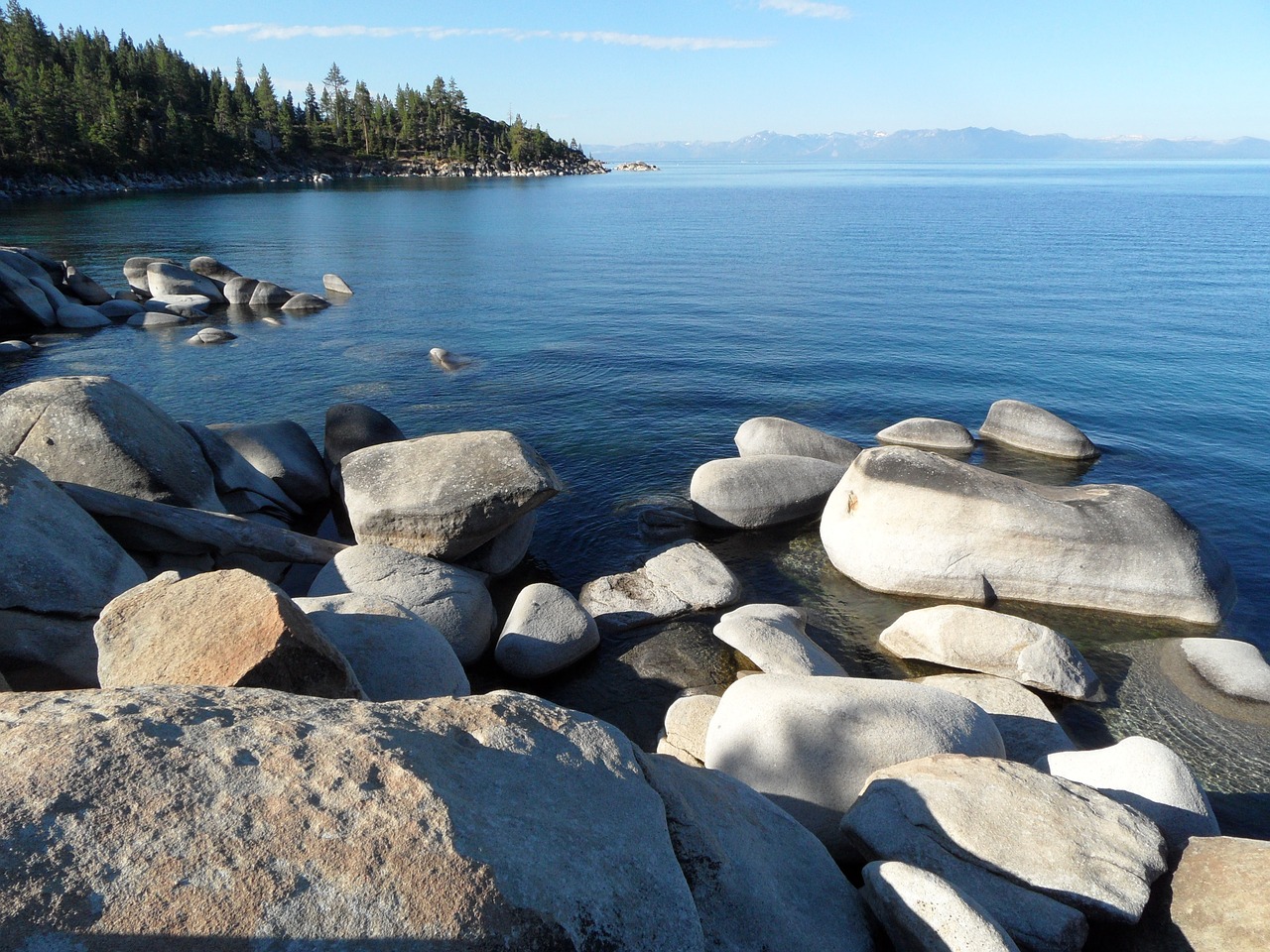 Ežeras Tahoe, Ramus, Ramybė, Gamta, Ežeras, Kalninis Ežeras, Nemokamos Nuotraukos,  Nemokama Licenzija