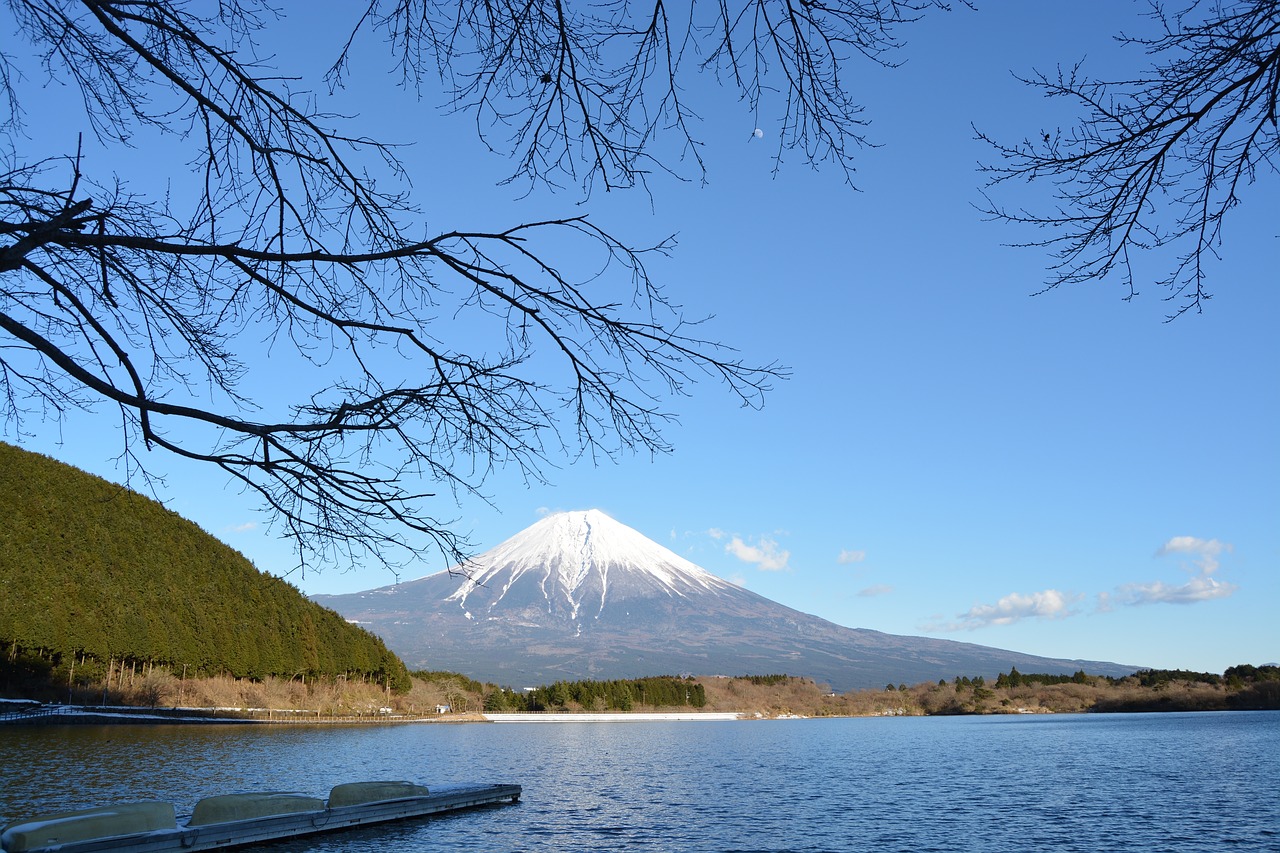 Ežeras Tanuki, Mt Fuji, Snowcap, Nemokamos Nuotraukos,  Nemokama Licenzija