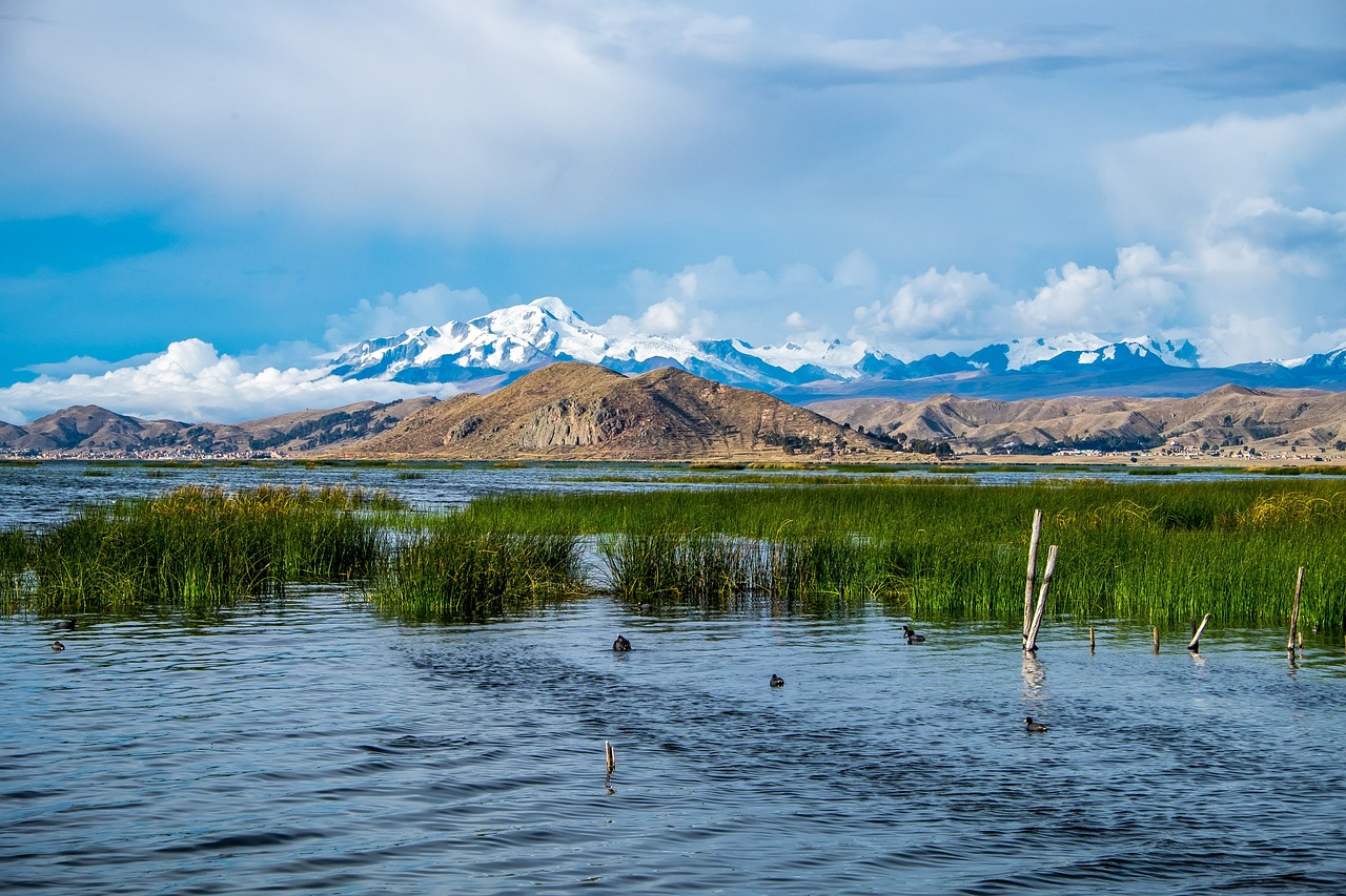 Ežeras Titicaca, Bolivija, Kalnas, Debesys, Nemokamos Nuotraukos,  Nemokama Licenzija