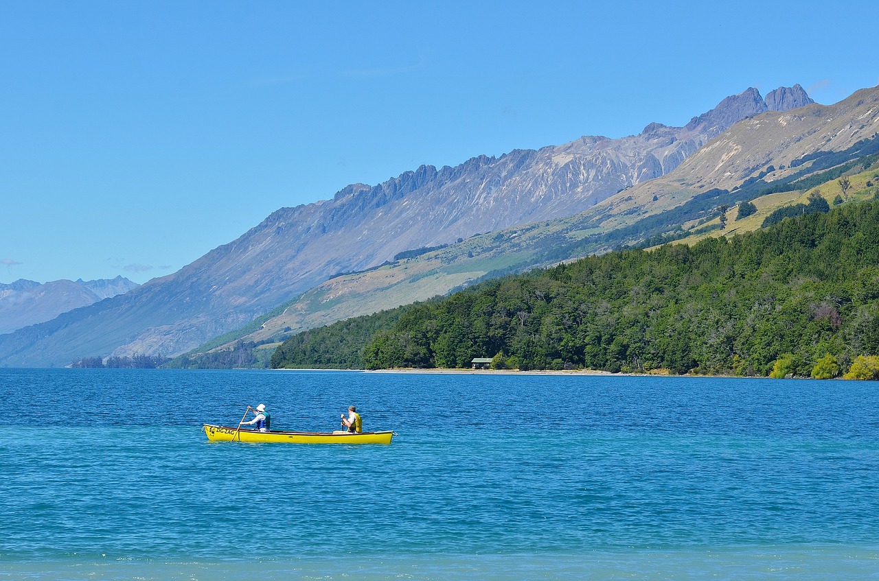 Ežeras Wakatipu, Gé Lín Nuò Qí, Naujoji Zelandija, Ežeras, Mėlynas Dangus, Kraštovaizdis, Nemokamos Nuotraukos,  Nemokama Licenzija