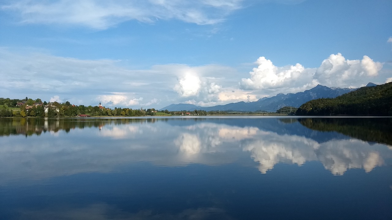 Ežeras Weissensee, Allgäu, Ežeras, Füssen, Vandenys, Idiliškas, Perspektyva, Nemokamos Nuotraukos,  Nemokama Licenzija