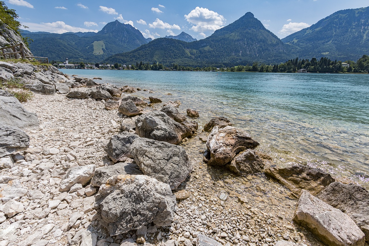 Ežeras Wolfgang,  St Wolfgang,  Panorama,  Austrija,  Ežeras,  Peržiūrėti,  Zalcburgo Šalis, Nemokamos Nuotraukos,  Nemokama Licenzija
