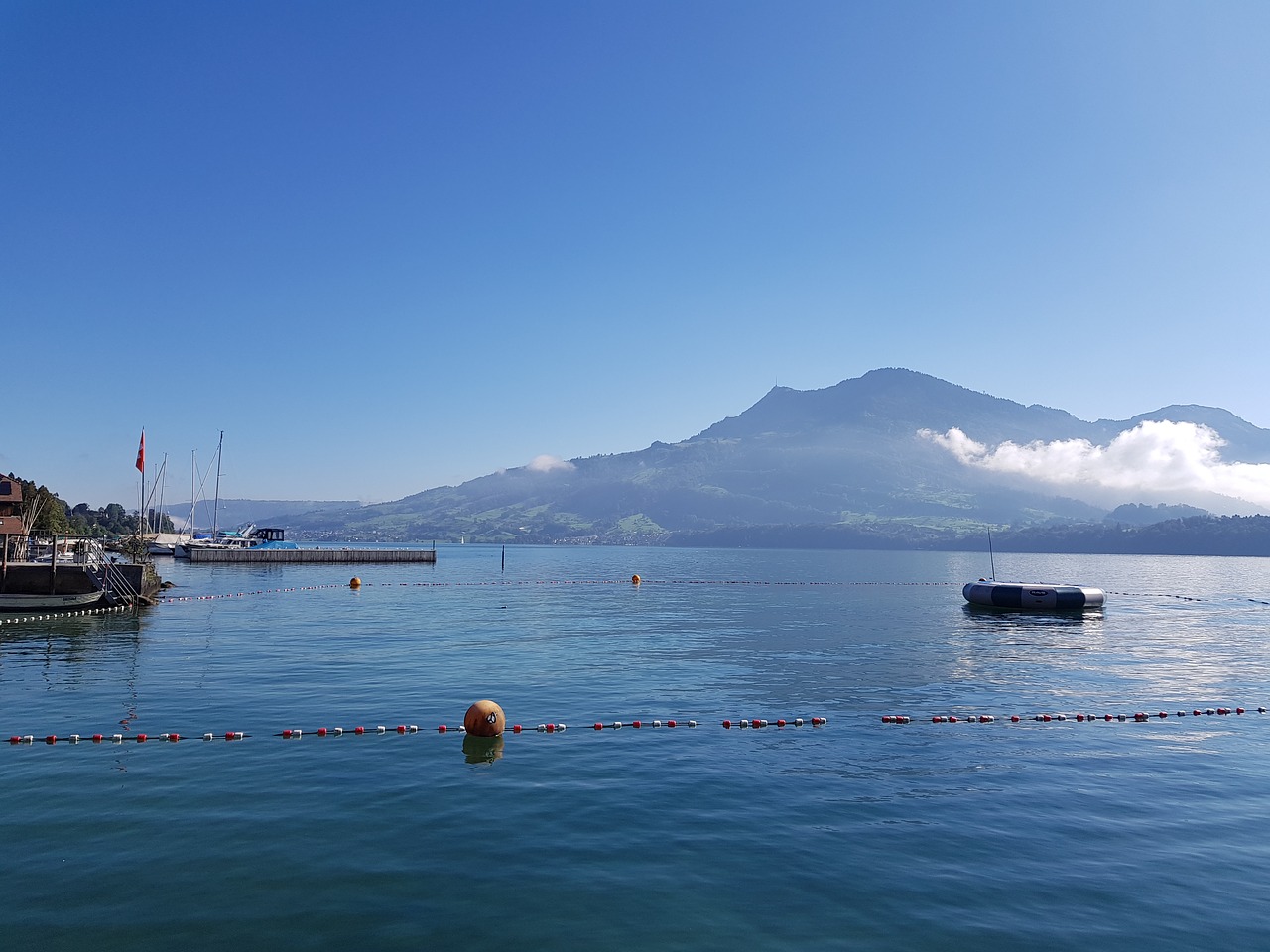 Lakelucerne, Liucernos, Šveicarija, Europa, Kraštovaizdis, Vanduo, Kaimas, Gamta, Lauke, Rigi