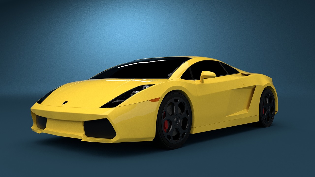 Lamborghini, Automobilis, Transporto Priemonė, Blenderis, Modeliavimas, Atvaizdavimas, Renderizacao, Nemokamos Nuotraukos,  Nemokama Licenzija