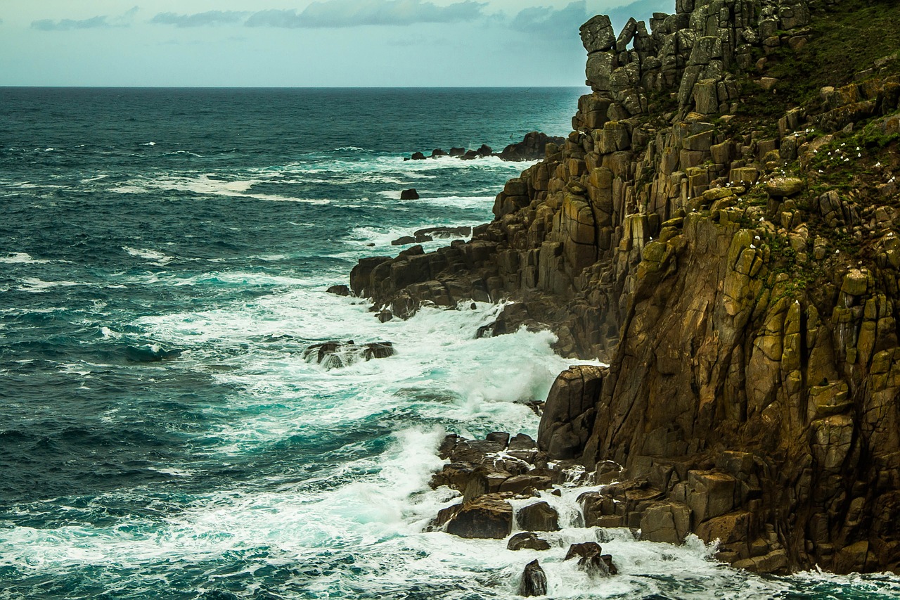 Žemės Pabaiga,  Cornwall,  Vandenynas, Nemokamos Nuotraukos,  Nemokama Licenzija