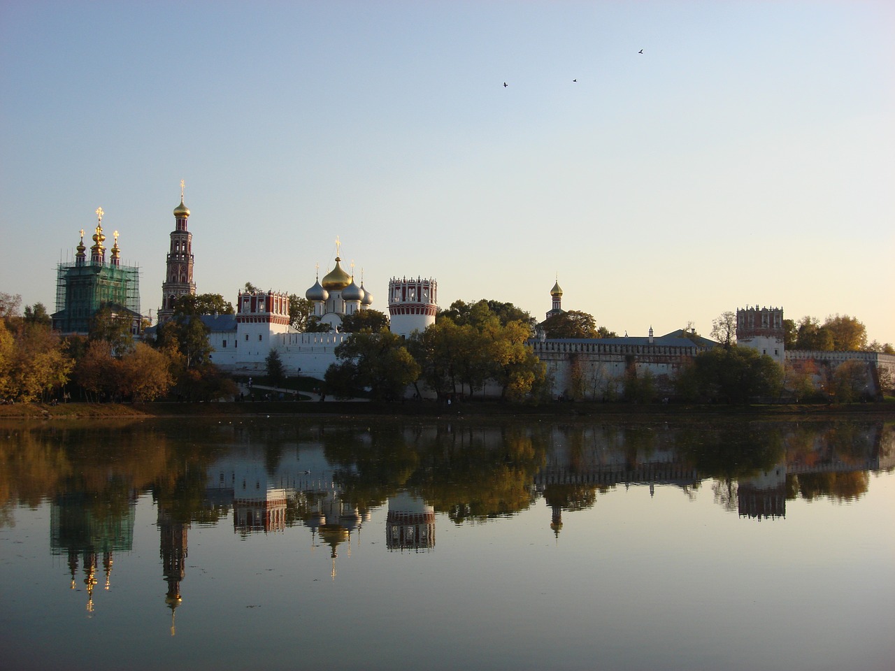 Kraštovaizdis, Vienuolynas, Novodevichy Vienuolynas, Miesto Kraštovaizdis, Rusija, Atspindys, Nemokamos Nuotraukos,  Nemokama Licenzija