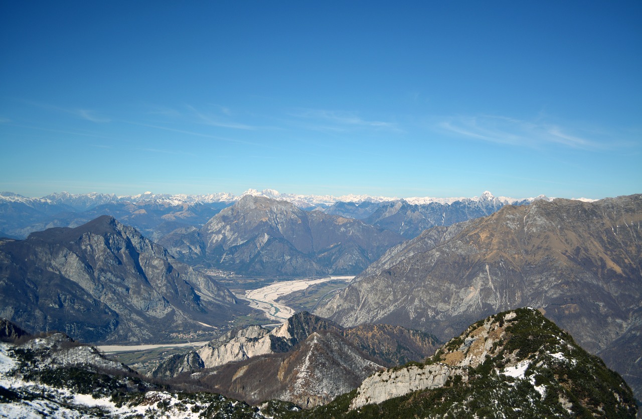 Monte Curnan, Kraštovaizdis, Kalnas, Upė, Kalnų Peizažas, Aplinka, Gamta, Dangus, Nemokamos Nuotraukos,  Nemokama Licenzija