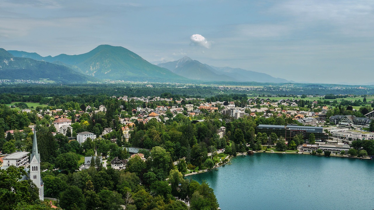 Kraštovaizdis, Statula, Slovenia, Kalnai, Ežeras, Miestas, Nemokamos Nuotraukos,  Nemokama Licenzija