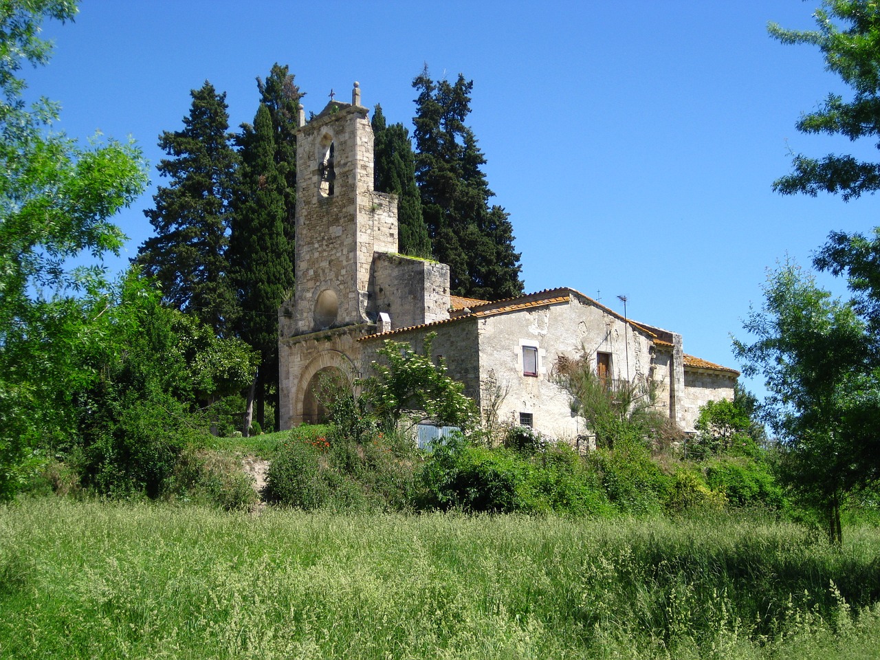 Kraštovaizdis, Bažnyčia, Romanesque, Koplyčia, Pastatas, Kultas, Šventykla, Religija, Kulto Vieta, Arcade