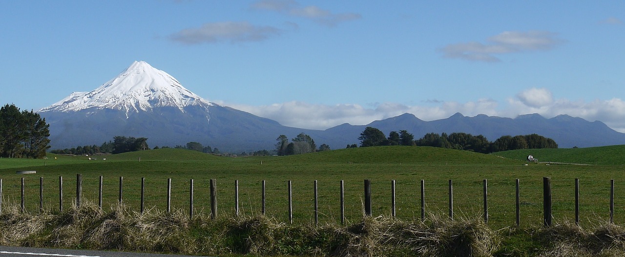 Kraštovaizdis, Panorama, Naujoji Zelandija, Dangus, Kalnas, Gamta, Mėlynas, Debesis, Kalnas, Šalis