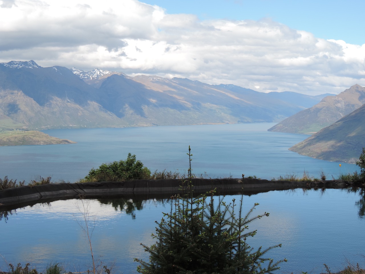 Kraštovaizdis, Vanduo, Gamta, Perspektyva, Kalnai, Ežeras, Naujoji Zelandija, Nemokamos Nuotraukos,  Nemokama Licenzija