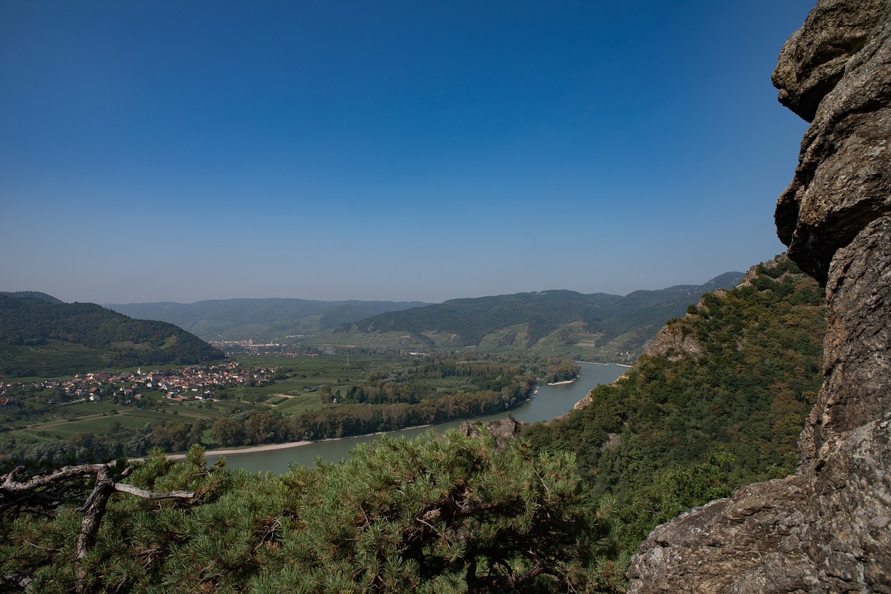 Kraštovaizdis, Upė, Gamta, Dangus, Miškas, Danube, Wachau, Nemokamos Nuotraukos,  Nemokama Licenzija