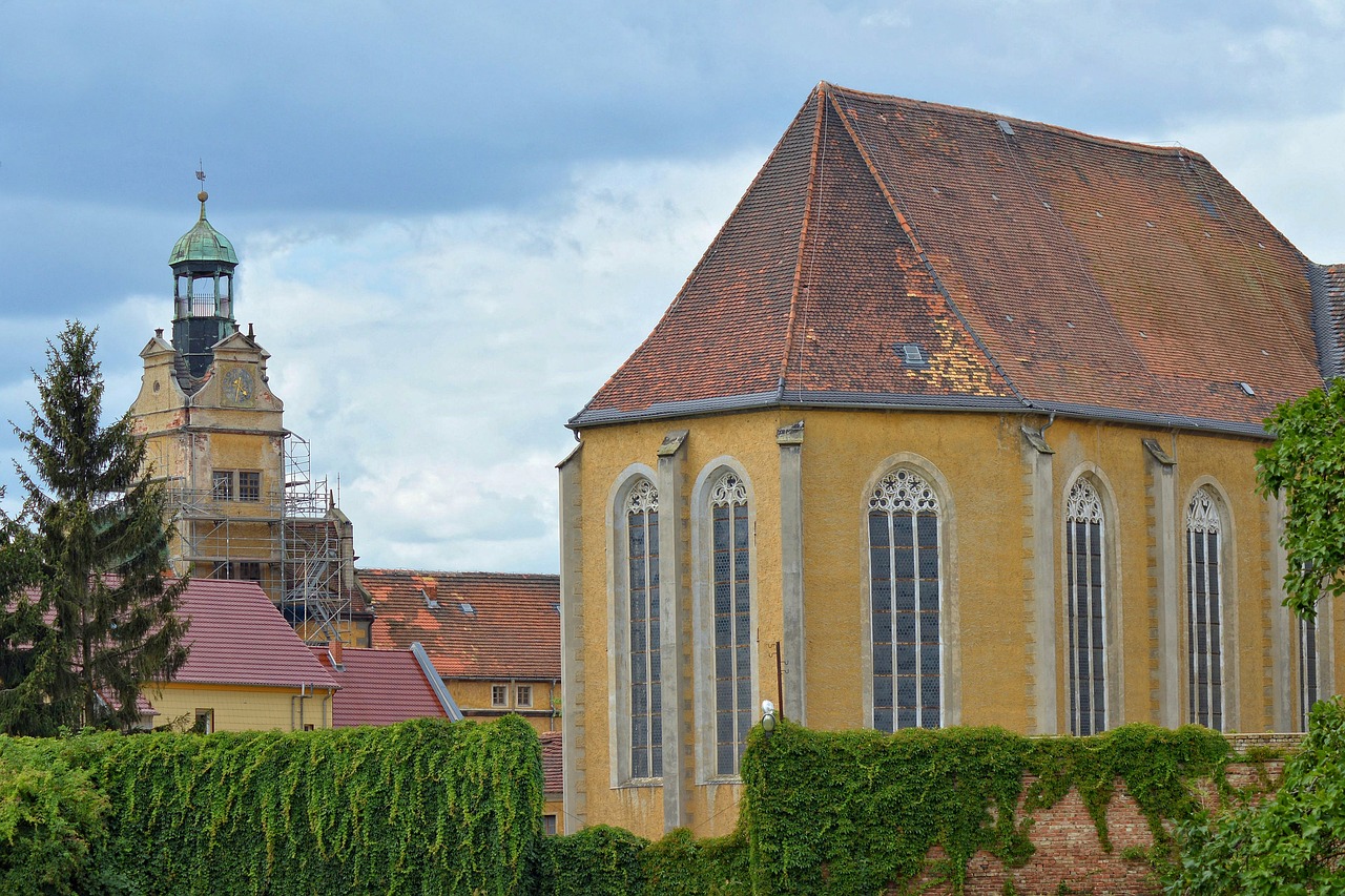 Kraštovaizdis, Pastatas, Pilis, Pilies Bažnyčia, Architektūra, Prettin, Nemokamos Nuotraukos,  Nemokama Licenzija