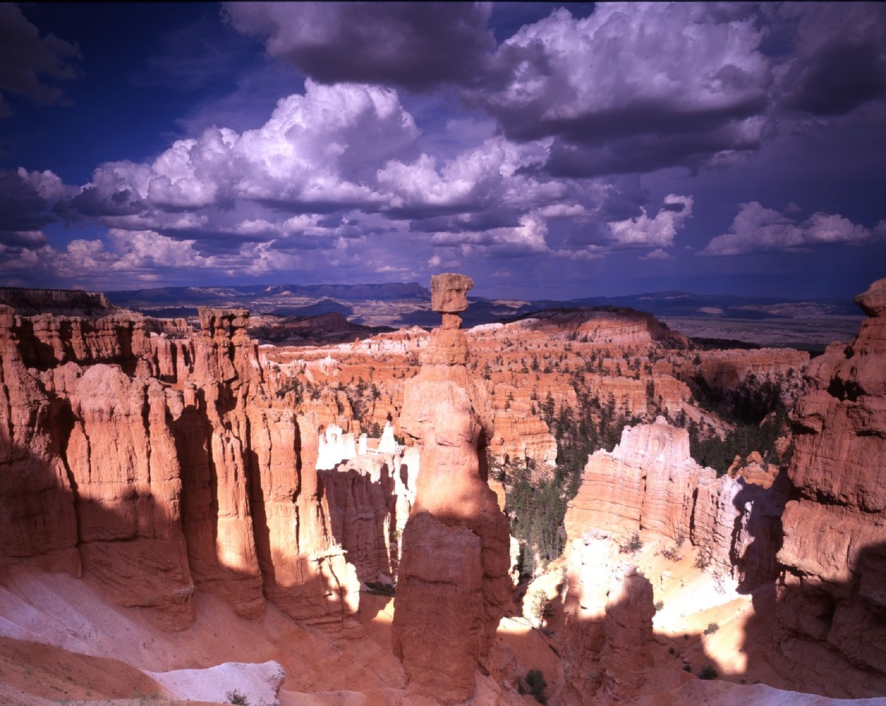 Kraštovaizdis, Thoro Plaktukas, Bryce Kanjonas, Nacionalinis Parkas, Utah, Usa, Hoodoo, Akmenys, Erozija, Vaizdingas
