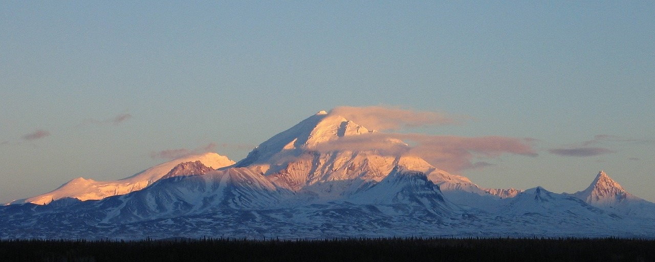 Kraštovaizdis, Vaizdingas, Wrangell Kalnai, Debesys, Sniegas, Saulės Šviesa, Gamta, Geologija, Lauke, Peizažas