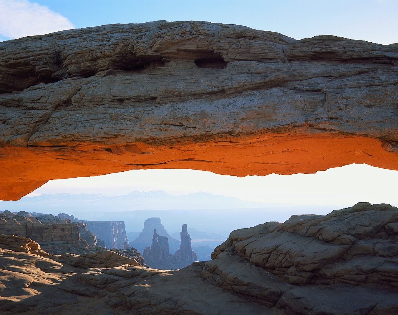 Kraštovaizdis, Vaizdingas, Dykuma, Akmenys, Erozija, Panorama, Mesa Arka, Formavimas, Kanjonos Nacionalinis Parkas, Utah