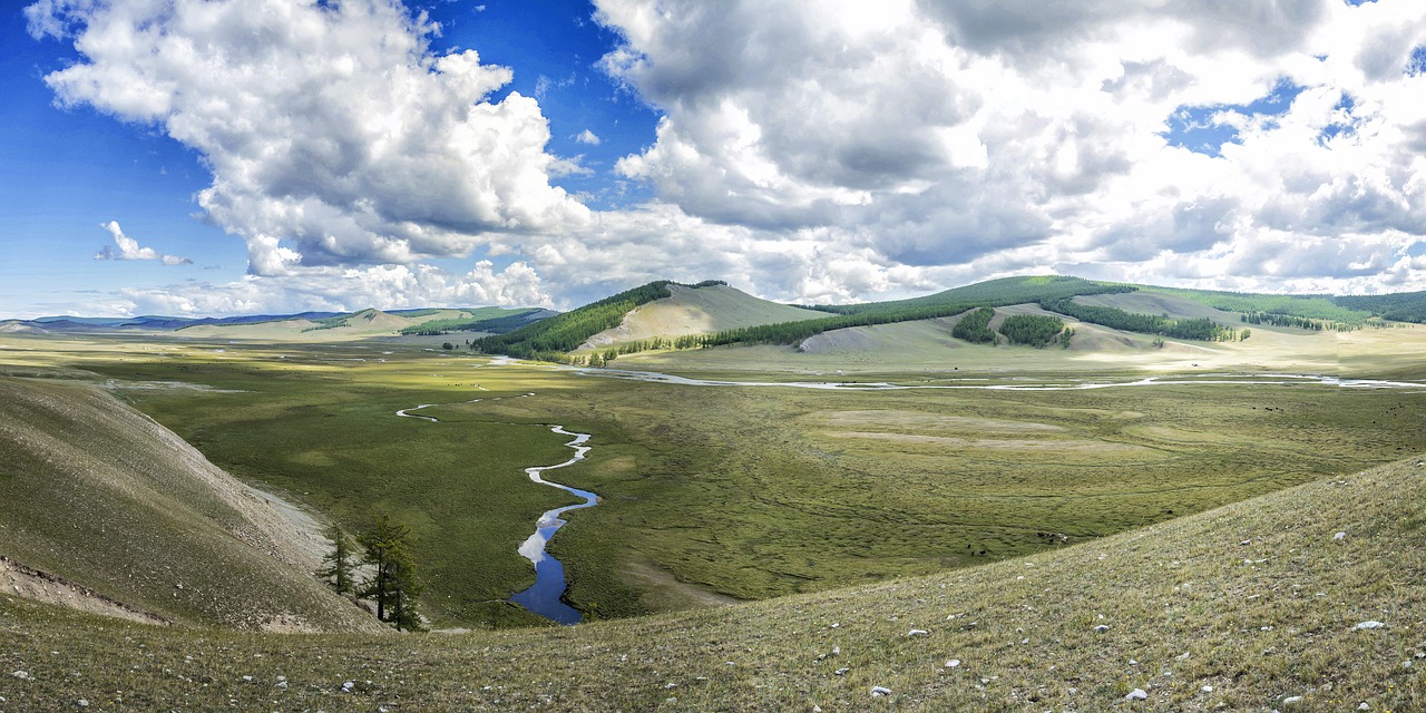 Kraštovaizdis, Didybė, Upė, Pieva, Khuvsgul Regionas, Mongolija, Nemokamos Nuotraukos,  Nemokama Licenzija