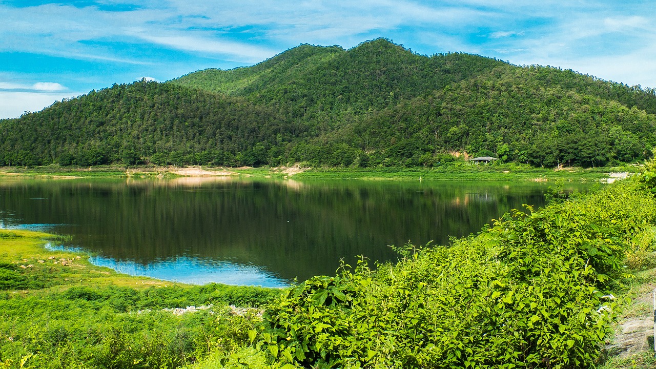Kraštovaizdis, Kalnai, Ežeras, Šiaurės Tailandas, Nemokamos Nuotraukos,  Nemokama Licenzija