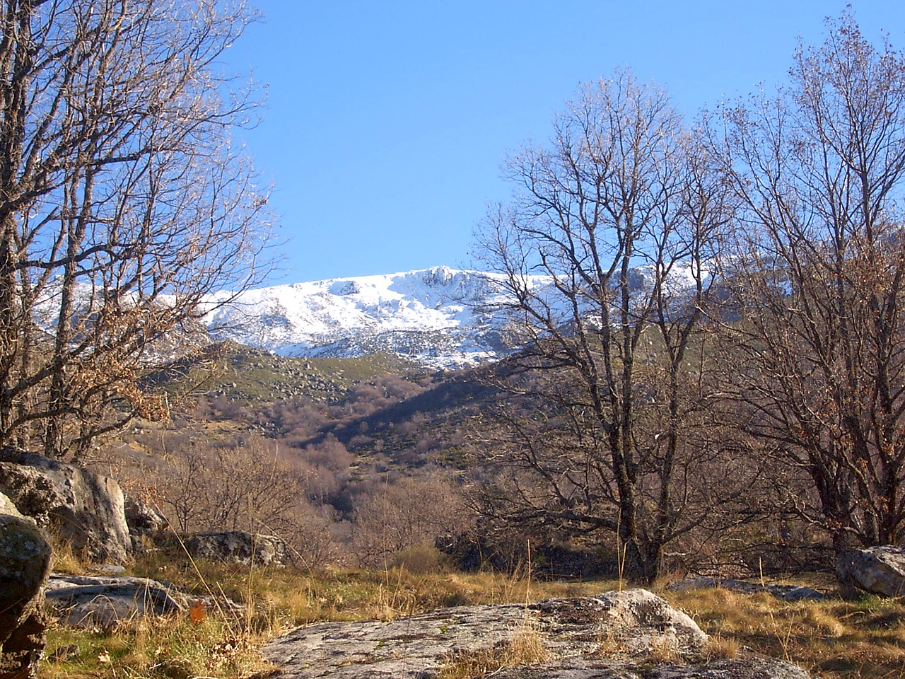 Kraštovaizdis, Sniegas, Gamta, Žiema, Kalnas, Kalnų Peizažas, Ispanija, Salamanca, Kalendorius, Sierra De Béjar