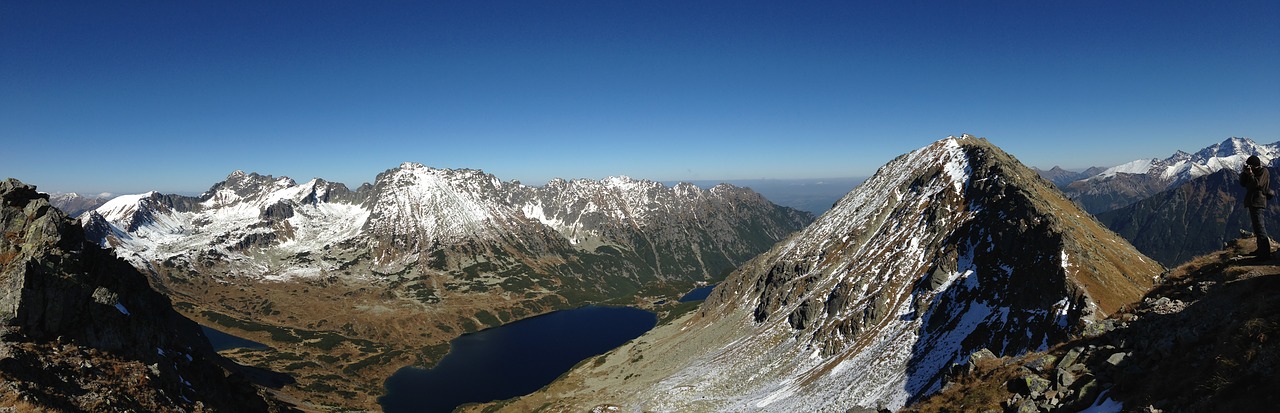 Kraštovaizdis, Kalnai, Panorama, Tatry, Gamta, Kalnų Grožis, Lenkija, Aukštas Tatras, Viršūnės, Nemokamos Nuotraukos