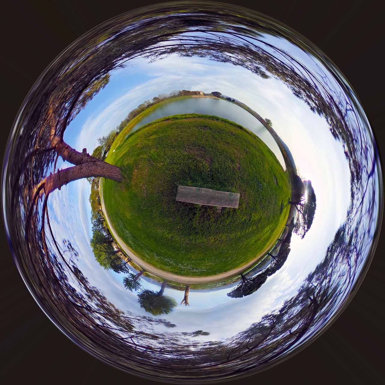 Kraštovaizdis,  Mažas Planeta,  Planeta Žemė,  Italija,  Planeta,  Pobūdį,  Sfera,  Vienatvė,  Medis,  360 °