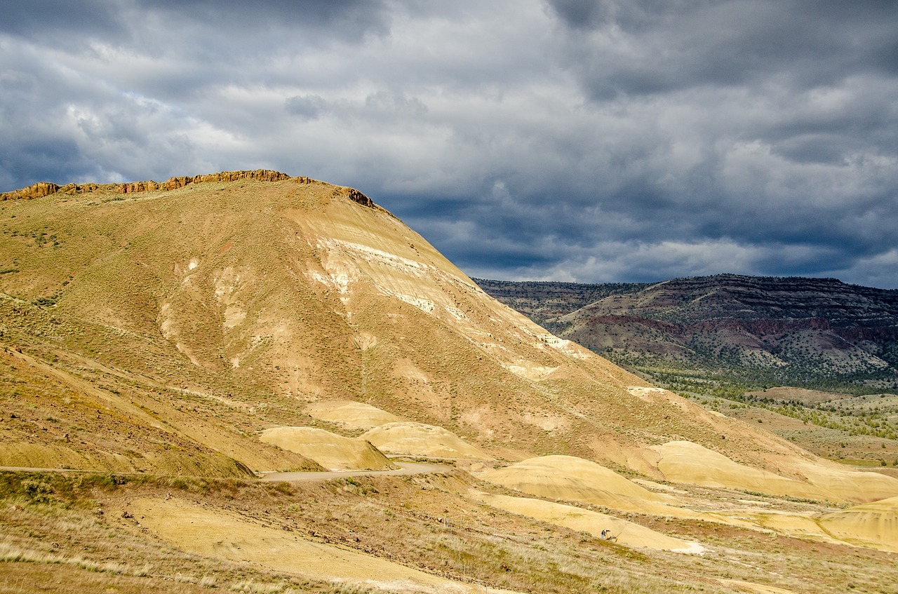 Kraštovaizdis, Dažytos Kalvos, Dangus, Cloudscape, Vaizdas, Lauke, Vaizdingas, Peizažas, Oras, Gamta