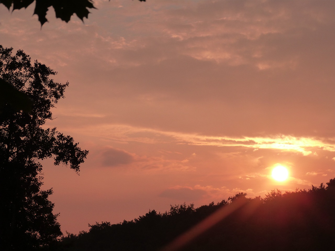 Kraštovaizdis, Saulėlydis, Dusk, Dangus, Gamta, Vakarinis Dangus, Debesys, Abendstimmung, Peizažai, Vakaras