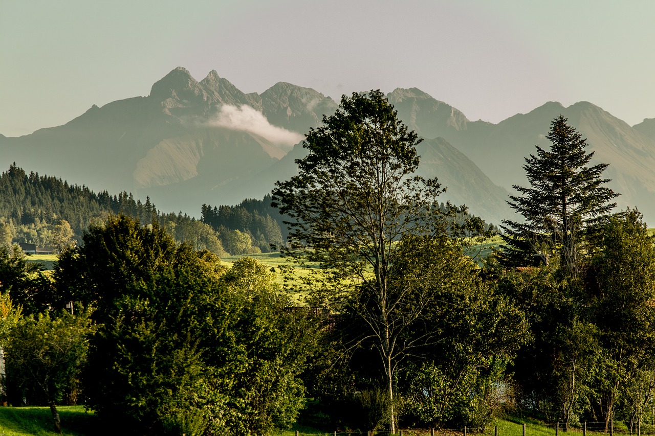Kraštovaizdis, Kalnai, Gamta, Alpių, Allgäu, Kalnų Peizažas, Nemokamos Nuotraukos,  Nemokama Licenzija