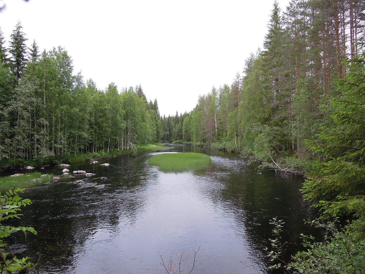 Kraštovaizdis, Gamta, Suomių, Miškas, Ežeras, Reljefas, Gamtos Nuotrauka, Upė, Akmuo, Vasara