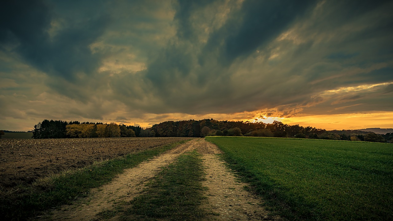 Juostos, Saulėlydis, Dangus, Gamta, Saulė, Kraštovaizdis, Nuotaika, Toli, Abendstimmung, Vakaras